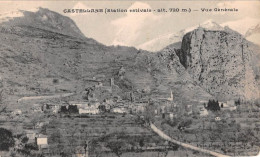 Delcampe - CASTELLANE Vue Generale Station Estivale 6(scan Recto-verso) MA1458 - Castellane