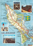 Delcampe - Souvenir De L ILE D OLERON D Apres La Carte Michelin N 71 21(scan Recto-verso) MA1457 - Ile D'Oléron