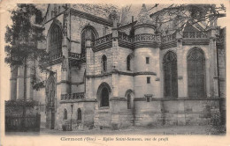 Delcampe - CLERMONT Eglise Saint Samson Vue De Profil 13(scan Recto-verso) MA1446 - Clermont