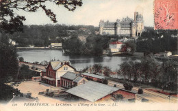 Delcampe - PIERREFONDS Le Chateau L Etang Et La Gare 28(scan Recto-verso) MA1446 - Pierrefonds