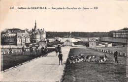 Delcampe - Chateau De CHANTILLY Vue Prise Du Carrefour Des Lions 23(scan Recto-verso) MA1446 - Chantilly