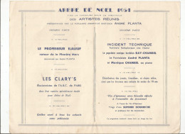 Delcampe - ETABLISSEMNTS KUHLMANN A BORDEAUX - BASTIDE :ARBRE DE NOEL 1954 , LE PROGRAMME - Programs