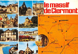Delcampe - LE MASSIF DE CLERMONT 3(scan Recto-verso) MA1483 - Clermont