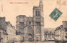 Delcampe - SENS La Cathedrale Et La Place 20(scan Recto-verso) MA1471 - Sens