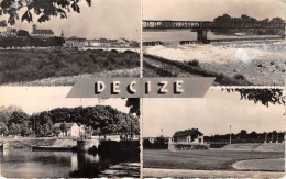 Delcampe - DECIZE Vue Generale Et Pont Sur La Vieille Loire Barrage Sur La Loire 12(scan Recto-verso) MA1471 - Decize