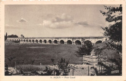 Delcampe - AGEN Pont Canal 15(scan Recto-verso) MA1469 - Agen
