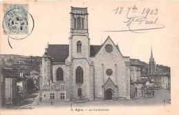 Delcampe - AGEN La Cathedrale 20(scan Recto-verso) MA1469 - Agen