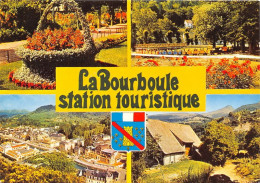 Delcampe - LA BOURBOULE Le Panier Fleuri Le Petit Train 7(scan Recto-verso) MA1489 - La Bourboule