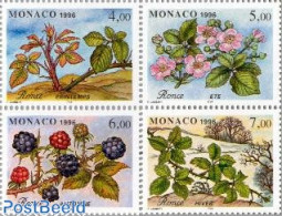 Delcampe - Monaco 1996 FOUR SEASONS 4V, Mint NH, Nature - Fruit - Trees & Forests - Ungebraucht