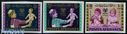 Delcampe - Afghanistan 1964 UNICEF Day 3v Imperforated, Mint NH, History - Unicef - Afghanistan
