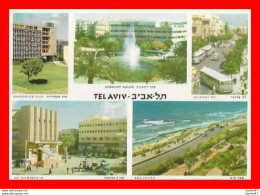 Delcampe - CPSM/gf  TEL AVIV.(Israel).  Multivues.  .*894 - Israel