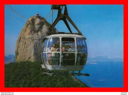 Delcampe - CPSM/gf  RIO DE JANEIRO (Bresil).  Bondinho Aéreo Ao Pào De Açucar, Animé.  .*866 - Rio De Janeiro