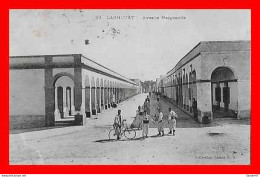 Delcampe - CPA  LAGHOUAT (Algerie)  Avenue Margueritte, Animé, Soldats..*18183 - Laghouat