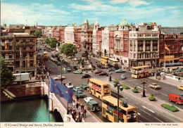 Delcampe - N°43735 Z -cpsm Dublin -O'Connell Bridge And Street- - Dublin
