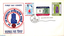 Delcampe - Bangladesh 1978 Scouting 3v, First Day Cover, Sport - Scouting - Bangladesch