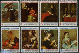 Delcampe - Burundi 1968 Letter Writing Week 8v, Mint NH, Nature - Dogs - Post - Art - Paintings - Posta