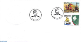 Delcampe - Brazil 2007 G. Garibaldi 2v, First Day Cover, Nature - Transport - Various - Horses - Ships And Boats - Joint Issues - Briefe U. Dokumente