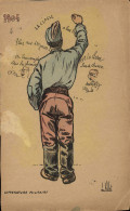Delcampe - CPA Militaria 1904 Litterature Militaire - Uniforms