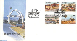 Delcampe - Namibia 1991 Tourism 4v, First Day Cover, Various - Tourism - Namibie (1990- ...)