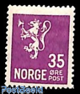 Delcampe - Norway 1934 Definitive 35o 1v, Mint NH, History - Coat Of Arms - Ungebraucht