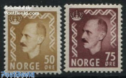 Delcampe - Norway 1957 Definitives 2v, Mint NH - Ungebraucht