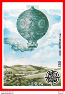 Delcampe - CPSM/gf MONTGOLFIERE.  Bicentenaire De L'air Et De L'espace 1783-1983..*3703 - Fesselballons