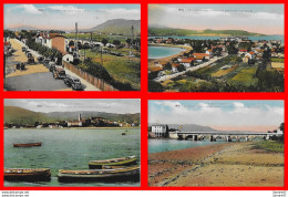 Delcampe - 4 CPA (64) HENDAYE. "Les Trois-Ponts" "Cap Figuier" "Vue Prise De L'embarcadère" "Pont International"...*1328 - Hendaye