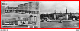 Delcampe - 2 CPSM/gf (47) NERAC.  Le Nouveau Lycée Mixte  /  L'entrée Du Stade...*504 - Nerac