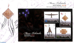 Delcampe - New Zealand 2010 Matariki S/s, First Day Cover - Briefe U. Dokumente