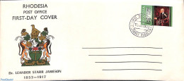 Delcampe - Rhodesia 1967 L.S. Jameson 1v, First Day Cover, History - Politicians - Other & Unclassified