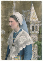 Delcampe - CPSM Dentelée 10.5 X 15 Coiffes De Saintonge  Châle  Clocher - Poitou-Charentes