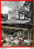 Delcampe - 2 CPSM/gf (37) MONTBAZON.  Domaine De La Tortinière, Hôtel Résidence, Le Château Et Le Restaurant De L'Orangerie...*2200 - Montbazon