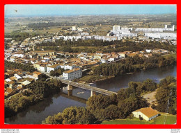 Delcampe - CPSM/gf (31) MURET.  Vue Aérienne, La Garonne...*2194 - Muret