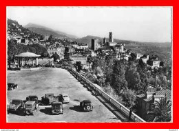 Delcampe - 2 CPSM/gf (06) GRASSE. Le Cours H.-Creps Et Les Jardins, Traction Citroën / Vue Générale Sur La Ville...*18221 - Grasse