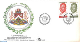 Delcampe - South Africa, Transkei 1979 Daliwonga Mantanzima 2v, First Day Cover, History - Politicians - Transkei