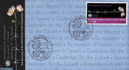 Delcampe - United Nations, Geneva 2008 Holocaust Rememberance 1v, First Day Cover, History - Nature - World War II - Flowers & Pl.. - 2. Weltkrieg