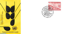 Delcampe - United Nations, New York 1983 World Food Programm 1v, First Day Cover, Health - Various - Food & Drink - Maps - Ernährung