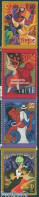 Delcampe - United States Of America 2005 Dancing 4v S-a, Mint NH, Performance Art - Dance & Ballet - Music - Ongebruikt
