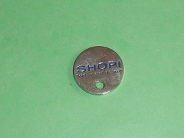Delcampe - KDJ / Jetons De Caddies : SHOPI  ( état , Voir Scan ) - Jetons De Caddies