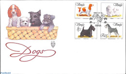 Delcampe - South Africa, Venda 1994 Dogs 4v, First Day Cover, Nature - Dogs - Venda