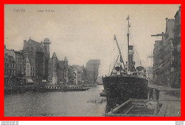 Delcampe - CPA DANZIG (Allemagne)  Lange Brücke, Bateau Vapeur. *2740 - Danzig