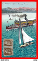 Delcampe - CPA STARNBERG (Allemagne). Salondampfer Luitpold Am Starnberger See, Bateau à Aube, Voilier. *2686 - Starnberg