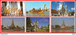 Delcampe - 6 CPSM/gf  BANGKOK (Thailand)   Temple Of Dawn. *3096 - Thaïland