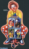 Delcampe - Saint Vincent 2003 Circus, Clowns 4v M/s, Mint NH, Performance Art - Circus - Circus