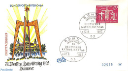 Delcampe - Germany, Federal Republic 1962 Catholic Day 1v, First Day Cover, Religion - Religion - Lettres & Documents