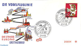 Delcampe - Germany, Federal Republic 1963 Ferry Boat To Denmark 1v, First Day Cover, History - Nature - Transport - Various - Eur.. - Lettres & Documents