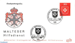 Delcampe - Germany, Federal Republic 1969 St Johns Ambulance 1v, First Day Cover, Health - Health - St John - Lettres & Documents
