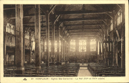 Delcampe - CPA Honfleur Interieur De L Eglise Sainte Catherine - Honfleur