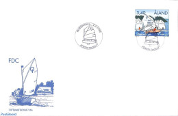 Delcampe - Aland 1995 Sailing Championship 1v, First Day Cover, Sport - Transport - Sailing - Sport (other And Mixed) - Ships And.. - Vela