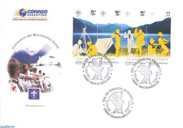 Delcampe - Argentina 2007 Scouting Centenary 4v [:::], First Day Cover, Sport - Mountains & Mountain Climbing - Scouting - Briefe U. Dokumente